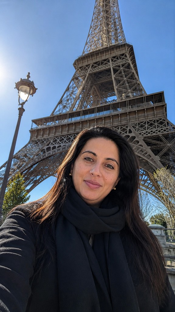 Retrato de viagem em Paris